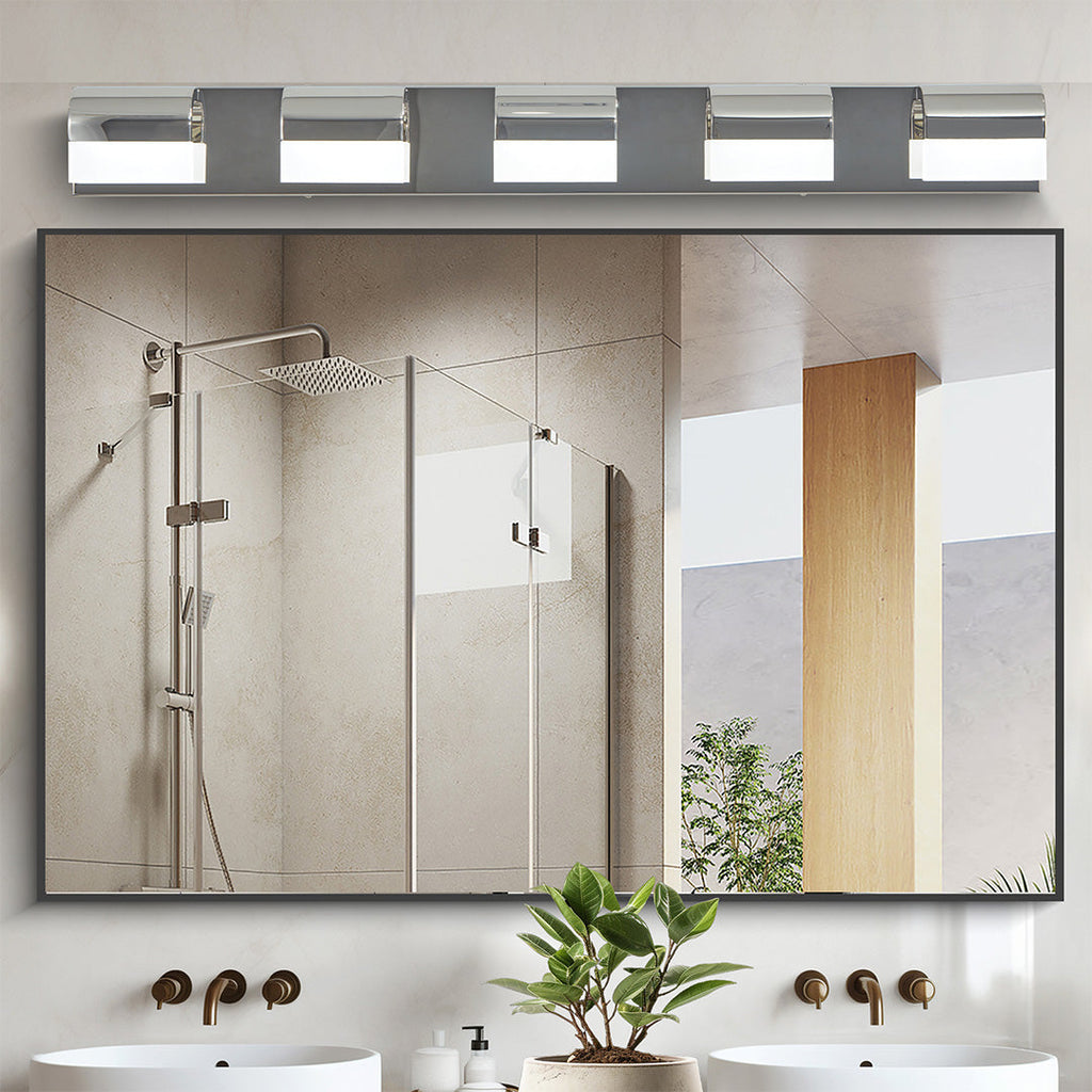 Black Vanity Lighting for Bathroom Makeup Mirror Light, Modern LED Wall Sconce, Dimmable Cosmetic Light Fixture, Stylish Glam Room Lighting, Adjustable Brightness, Easy Install for Home Decor, Contemporary Bathroom Accessories, Elegant Makeup Station Ligh