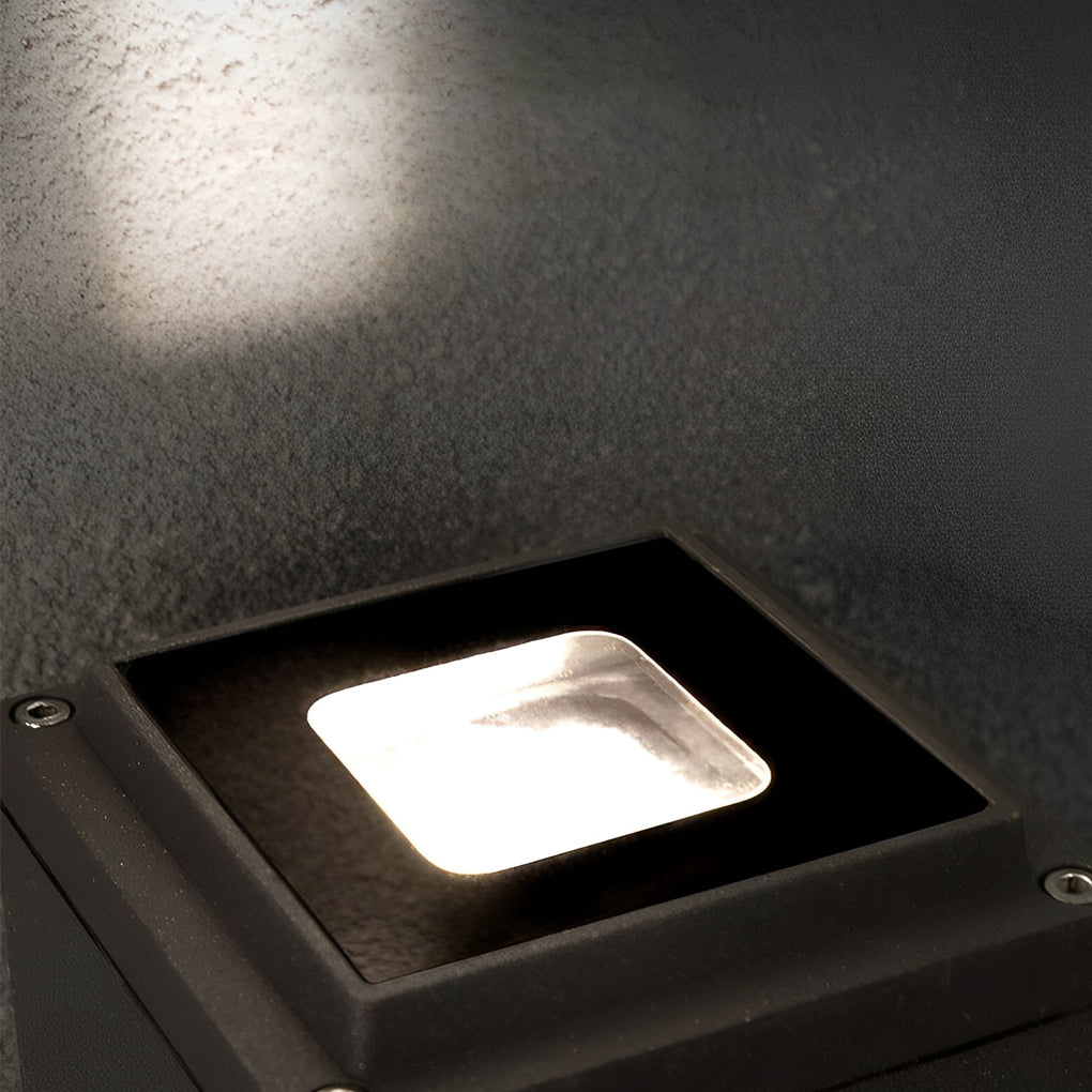 Narrow Beam Up-Down LED Outdoor Wall Sconce - Building Wall Washer Light
