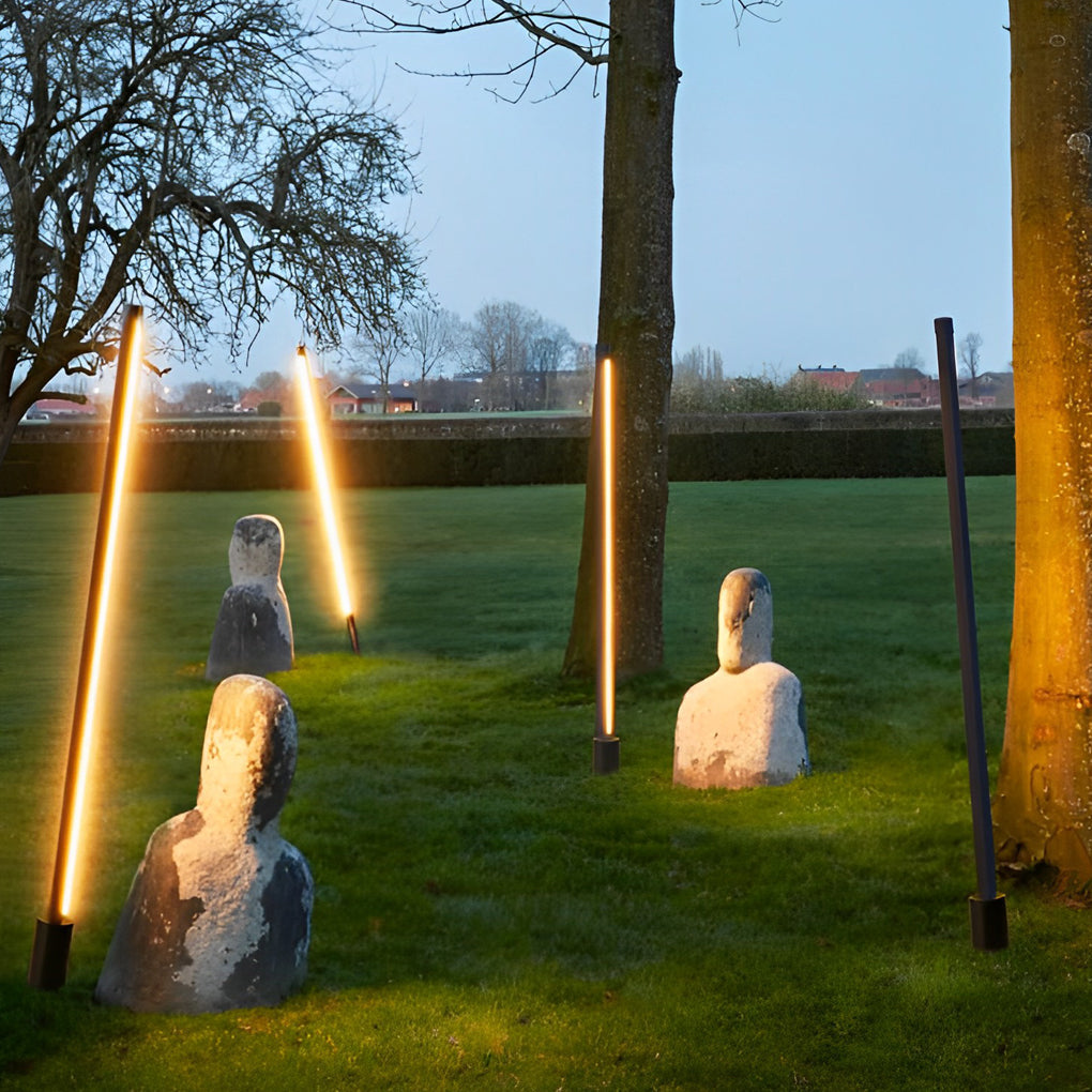 Contemporary Waterproof LED Outdoor Linear Floor Lamp