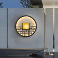 Round LED Outdoor Wall Lights - Landscape Decorative Lighting for Gardens & Patios