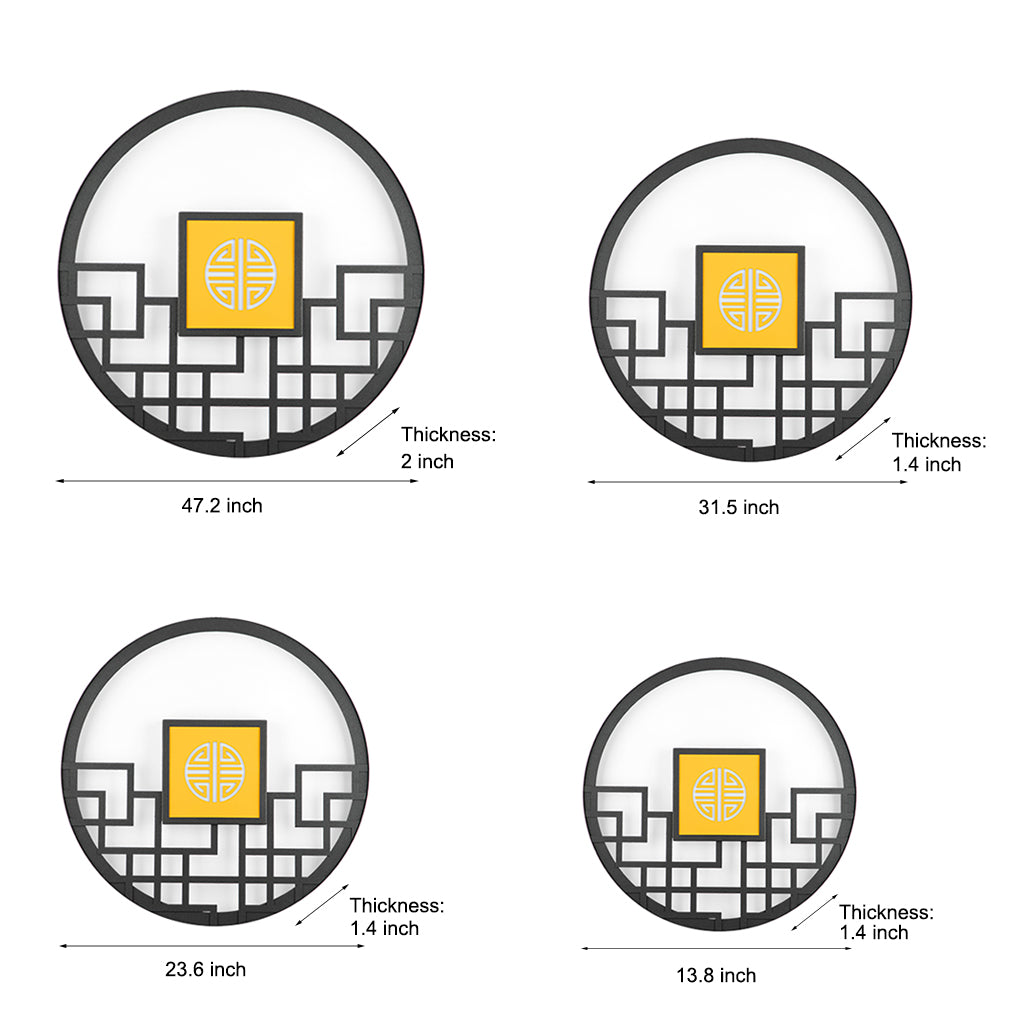 Round LED Outdoor Wall Lights - Landscape Decorative Lighting for Gardens & Patios