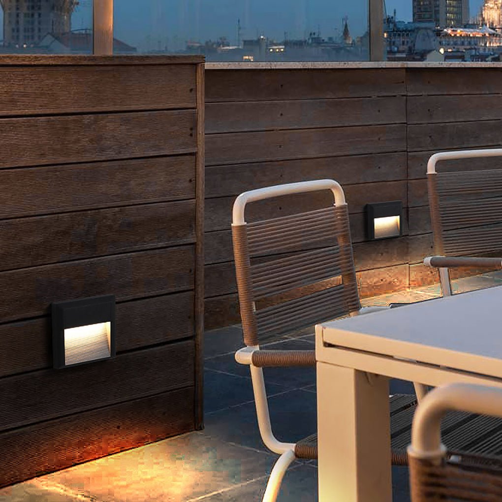 Waterproof LED Outdoor Step Lights for Villa Garden & Courtyard Corner Lighting