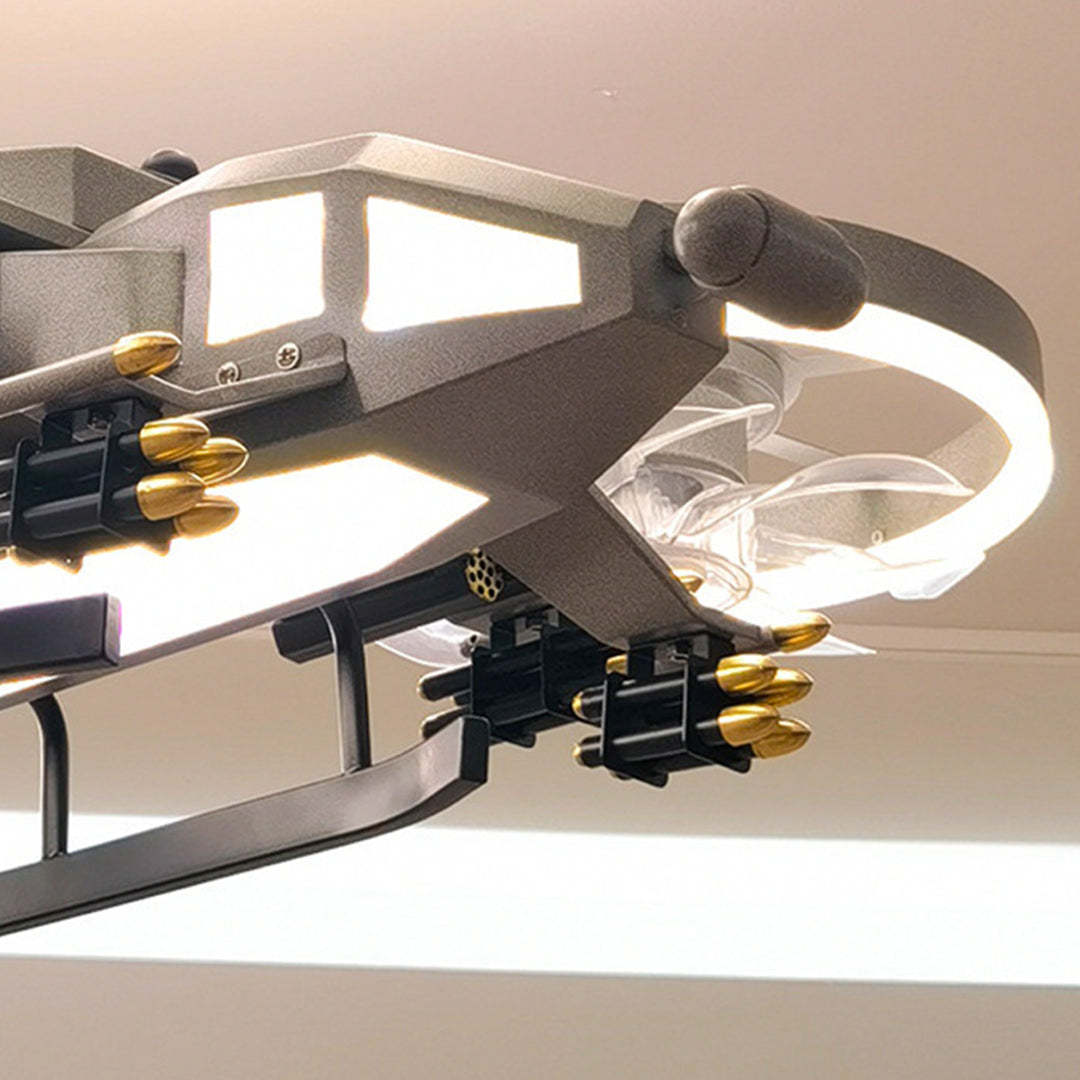 Airplane Ceiling Fan with Light - Kids LED Ceiling Fan Fixture