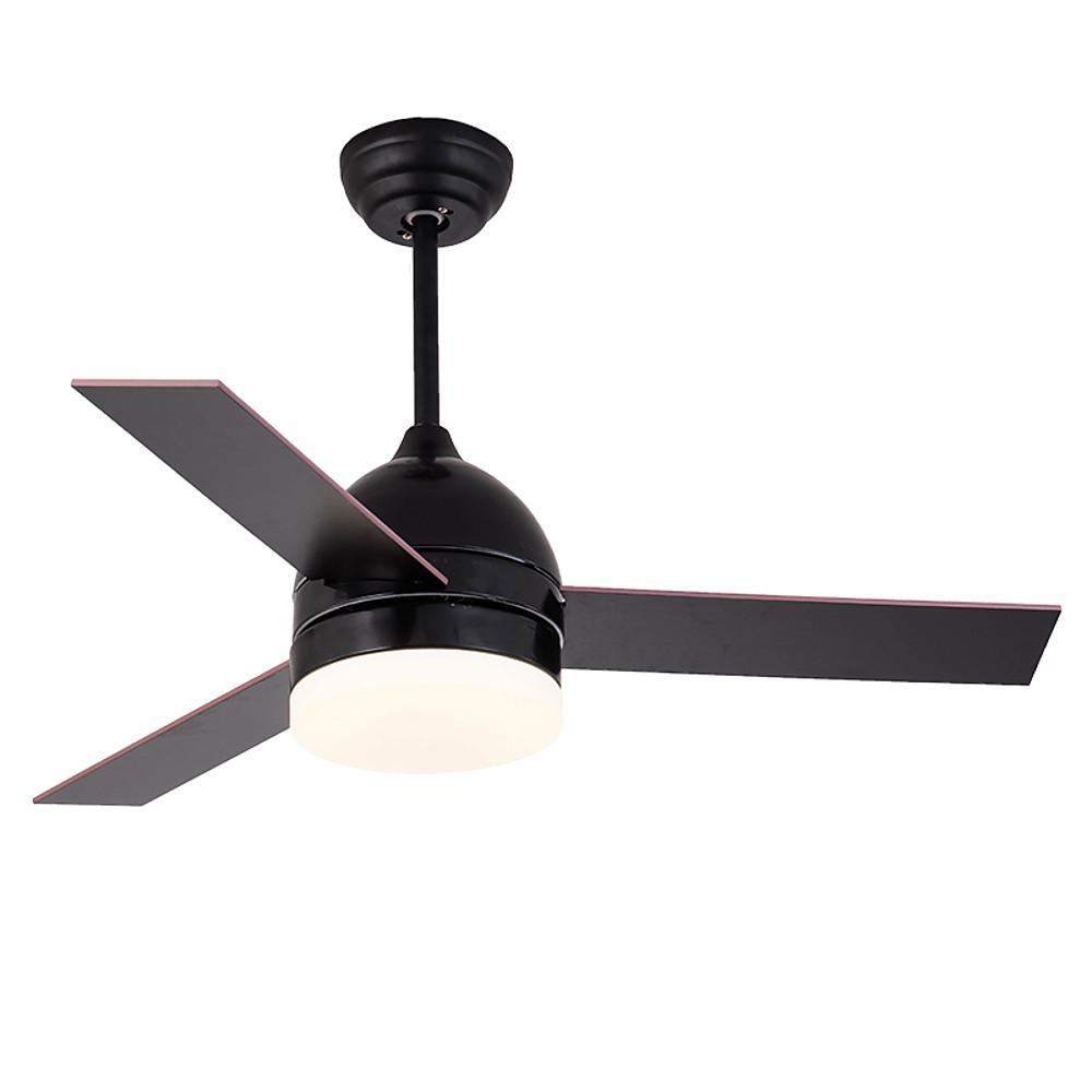 Electroplated Metal Acrylic LED Nordic Ceiling Fan with Lights