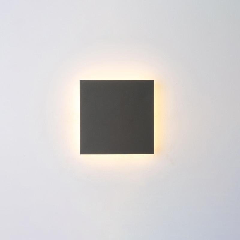 Modern Waterproof Backlit Wall Light Outdoor