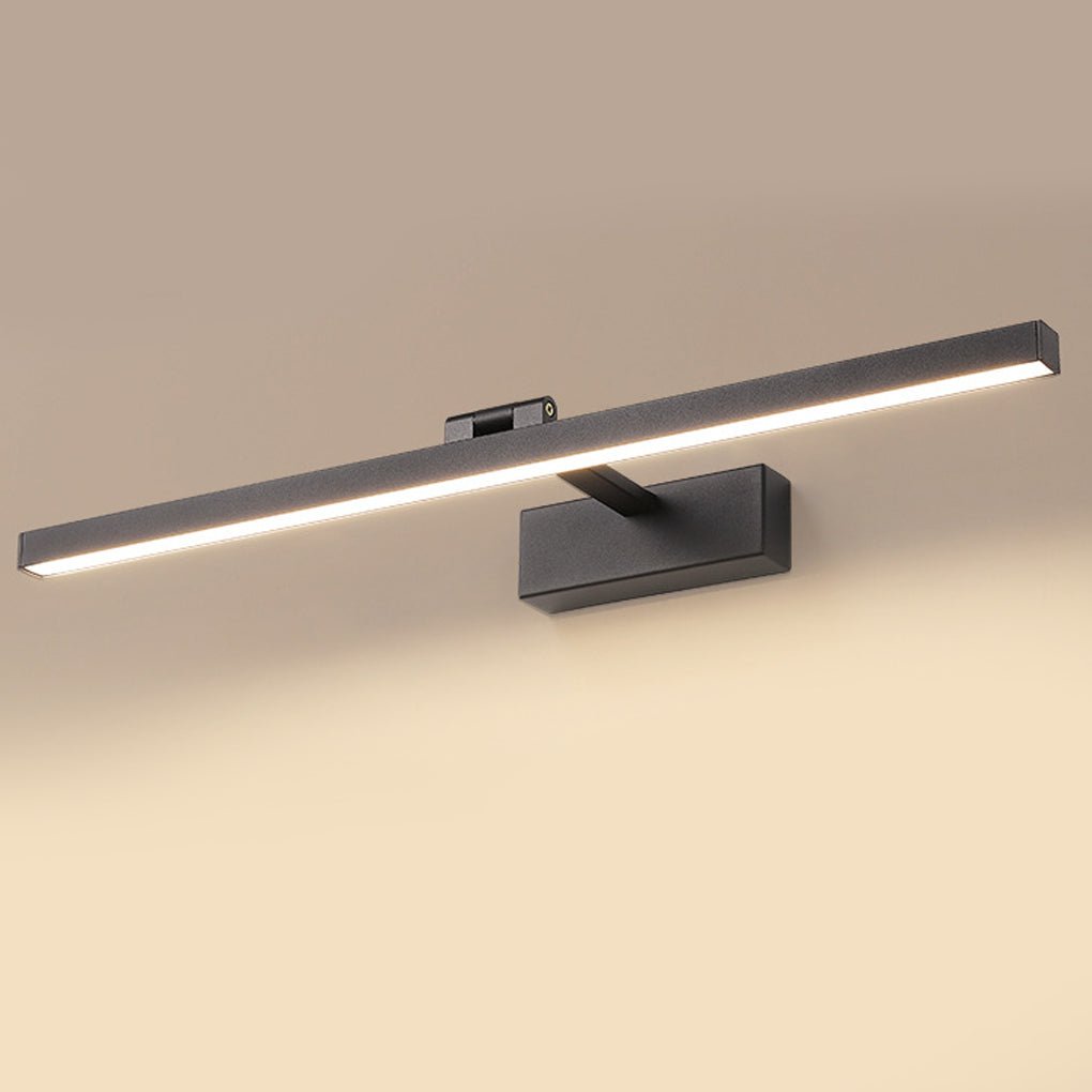 Rotatable Linear LED Bath Bar Vanity Light - Modern Metal Design