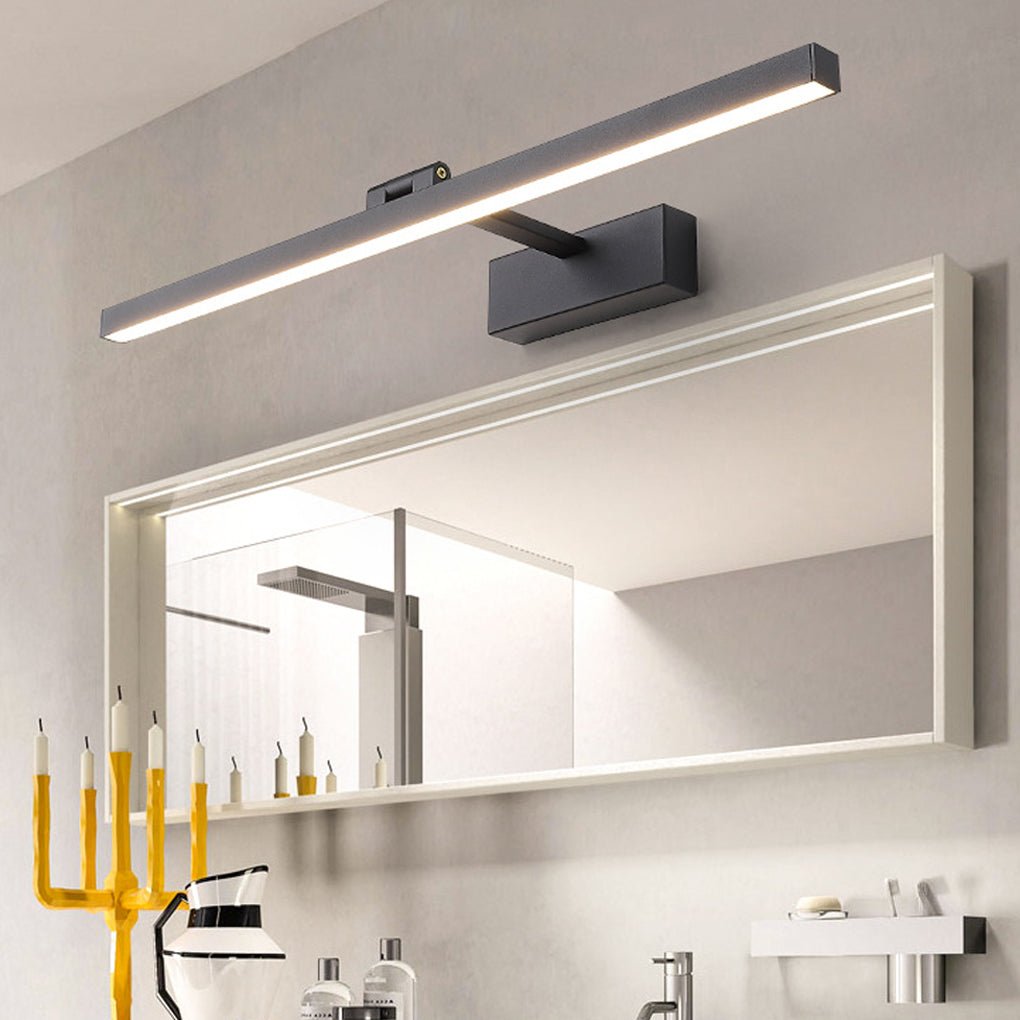 Rotatable Linear LED Bath Bar Vanity Light - Modern Metal Design