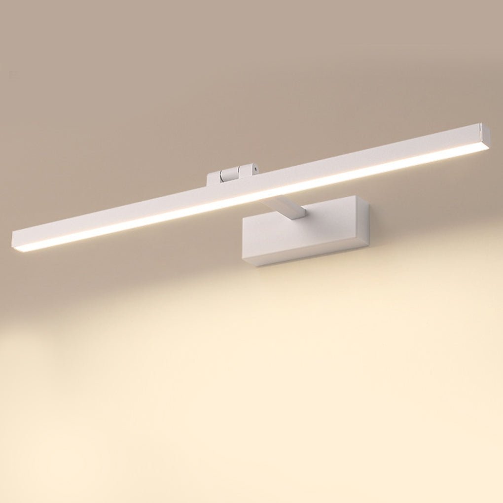 Bath Bar Vanity Light Rotatable Linear LED Metal Fixture Adjustable Wall Sconce for Bathroom Lighting Modern Design Energy-Efficient Home Decor Stylish Brightness Adjustable Angle Bathroom Mirror Light