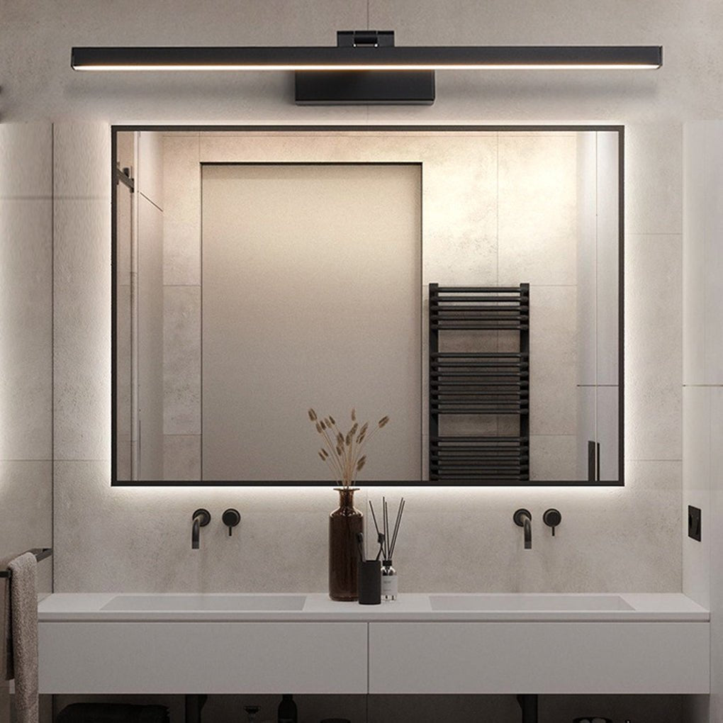 Rotatable Linear LED Bath Bar Vanity Light - Modern Metal Design