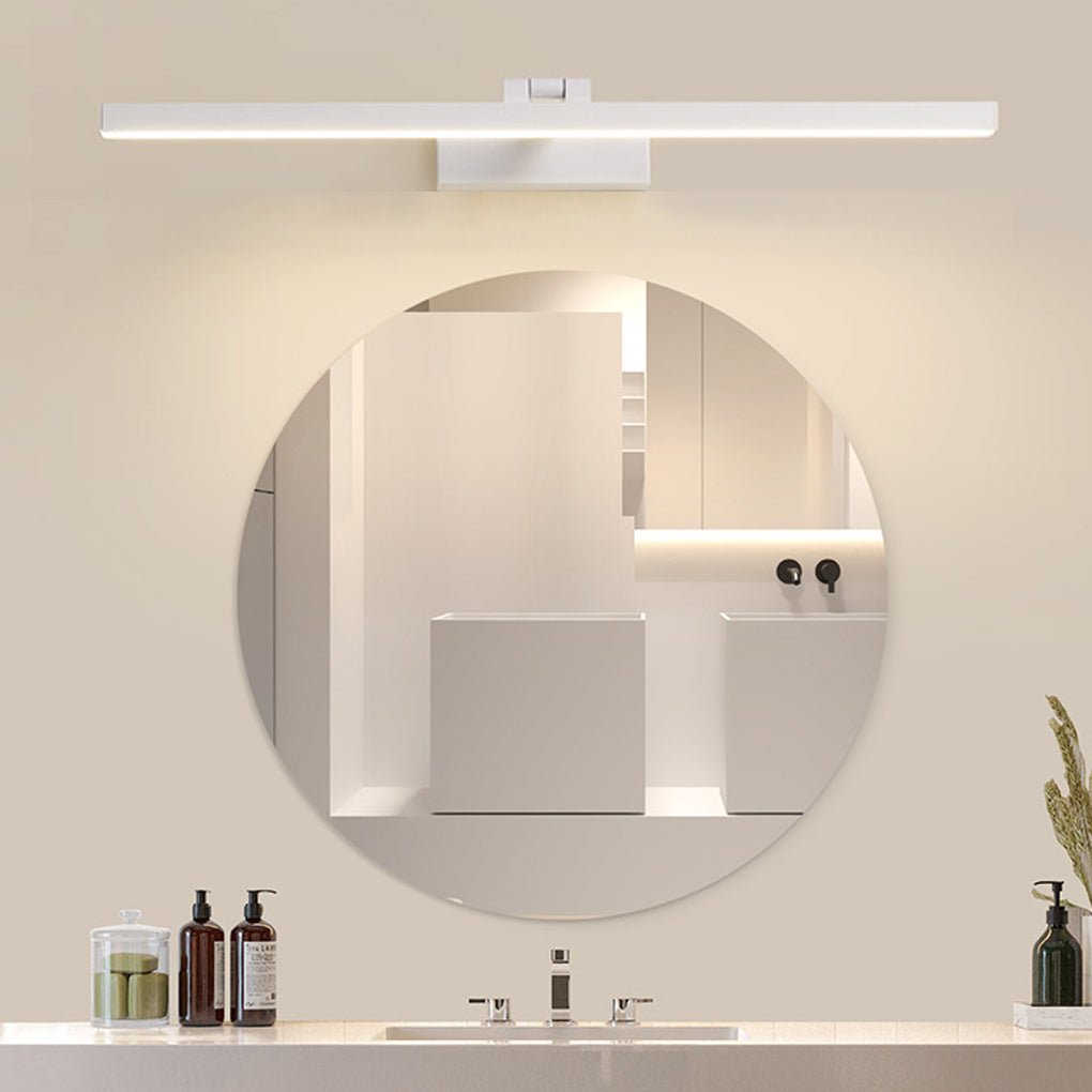 Bath Bar Vanity Light Rotatable Linear LED Metal Fixture Adjustable Wall Sconce for Bathroom Lighting Modern Design Energy-Efficient Home Decor Stylish Brightness Adjustable Angle Bathroom Mirror Light