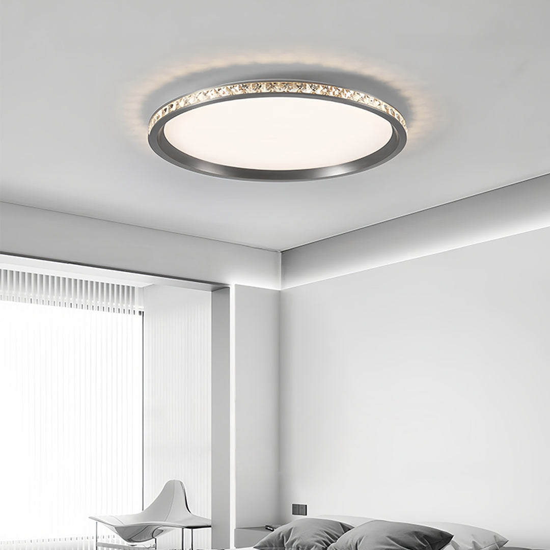 Round Flush Mount LED Ceiling Light - Ultra Thin Minimalist Design