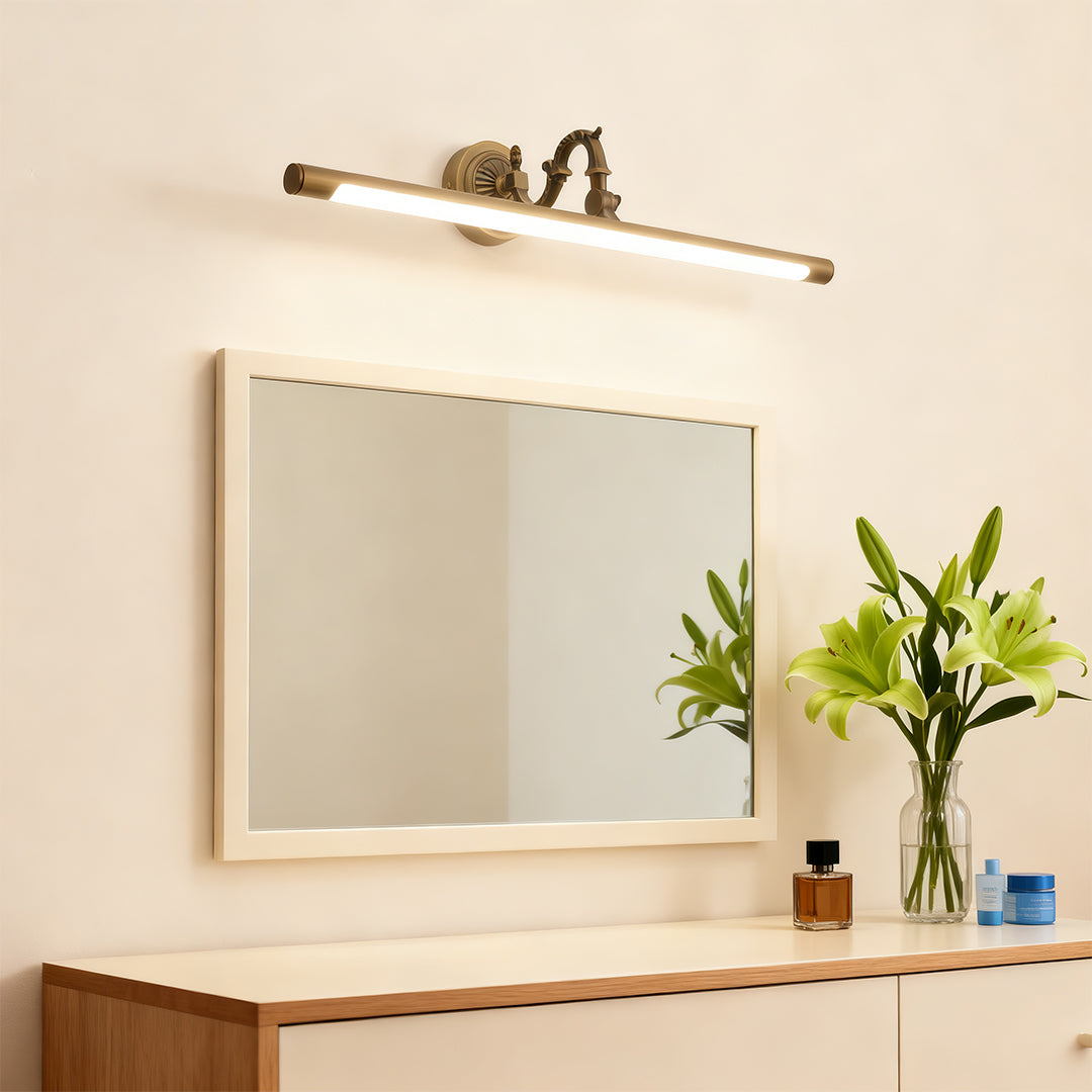 Luxury Bathroom LED Vanity Light Metal Acrylic Mirror Illumination, Modern Design, Waterproof Lighting Fixture, Sleek Wall Mount Light Fixture, Energy Efficient Bathroom Lighting, Stylish Home Decor, Adjustable Brightness, Easy Installation, Contemporary