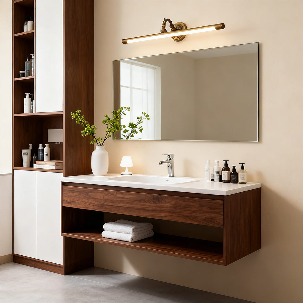 Luxury Bathroom LED Vanity Light Metal Acrylic Mirror Illumination, Modern Design, Waterproof Lighting Fixture, Sleek Wall Mount Light Fixture, Energy Efficient Bathroom Lighting, Stylish Home Decor, Adjustable Brightness, Easy Installation, Contemporary