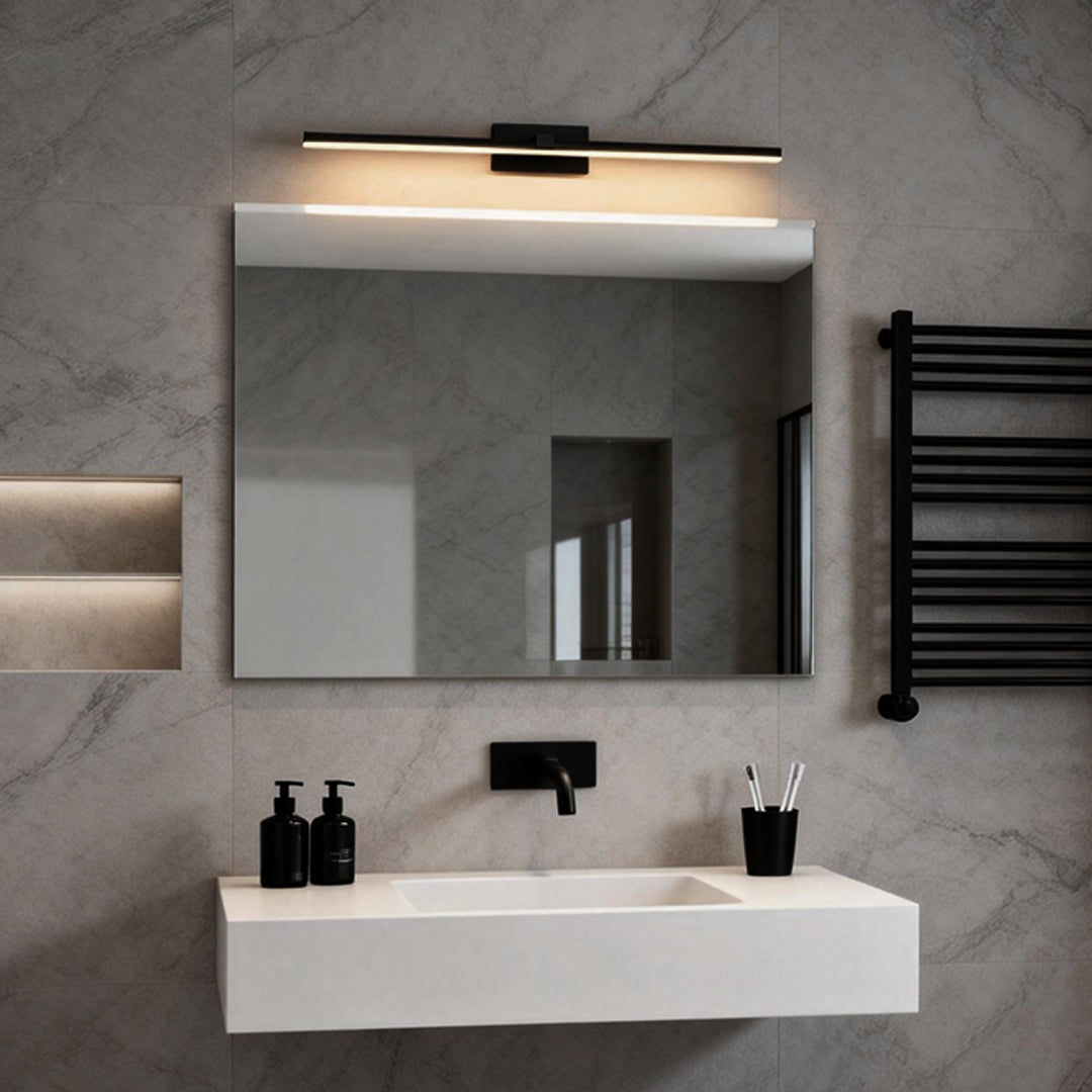 Modern Minimalist Linear LED Vanity Light for Bathroom | Sleek Wall Fixture | Energy-Efficient Lighting | Contemporary Home Decor | Bright White Lighting | Easy Installation | Stylish Bathroom Accessories