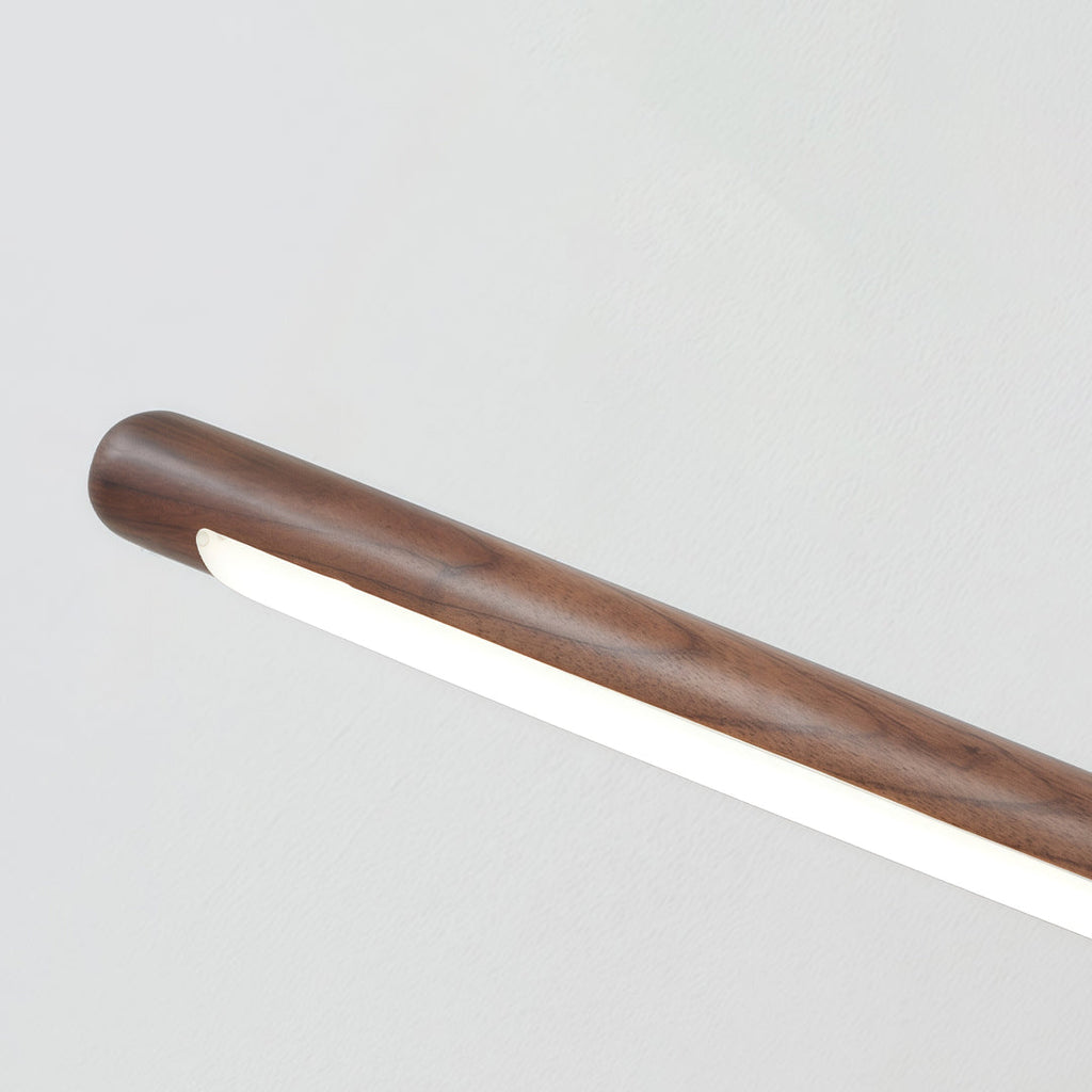 Copper Bathroom Vanity Bar Light Fixture LED Walnut Design Modern Rustic Lighting Home Decor Elegant Vanity Lighting Industrial Style Bathroom Lighting Energy-Efficient LED Light Source Stylish Home Improvement Fixture Copper Finish Wall Sconce Bathroom L