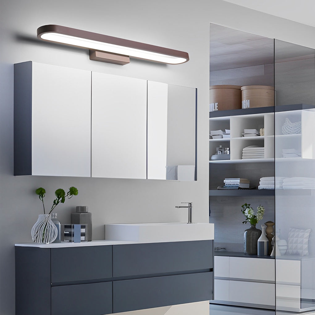 Bathroom Vanity Bar Light Ring-Shaped LED Mirror Light for Makeup, Adjustable Brightness, Dimmable Vanity Lighting, Modern Bathroom Fixture, Circular Illumination, Energy-Efficient LED, Home Decor Lighting, Stylish Mirror Accessory, Easy Installation, Sle