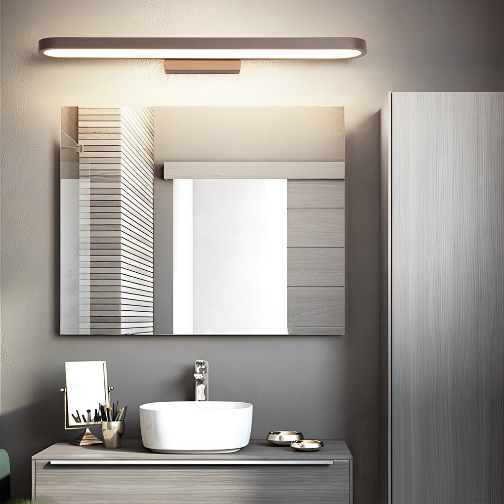 Bathroom Vanity Bar Light Ring-Shaped LED Mirror Light for Makeup, Adjustable Brightness, Dimmable Vanity Lighting, Modern Bathroom Fixture, Circular Illumination, Energy-Efficient LED, Home Decor Lighting, Stylish Mirror Accessory, Easy Installation, Sle