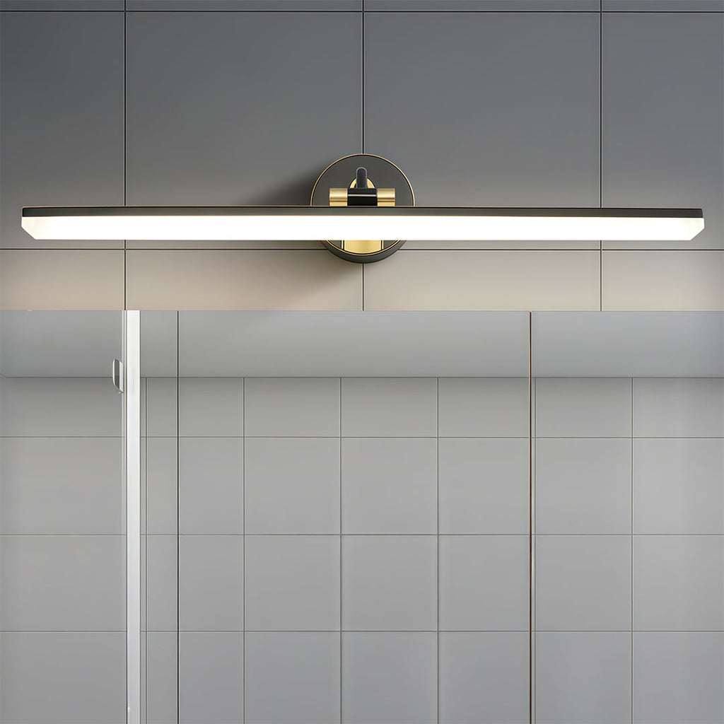 Bathroom Vanity LED Light Waterproof Mirror Light American Linear Design Fixture for Modern Bathrooms, Energy-Efficient, Dimmable Lighting, Sleek and Stylish, Perfect for Makeup and Grooming, Easy to Install, Wall-Mounted Light Fixture