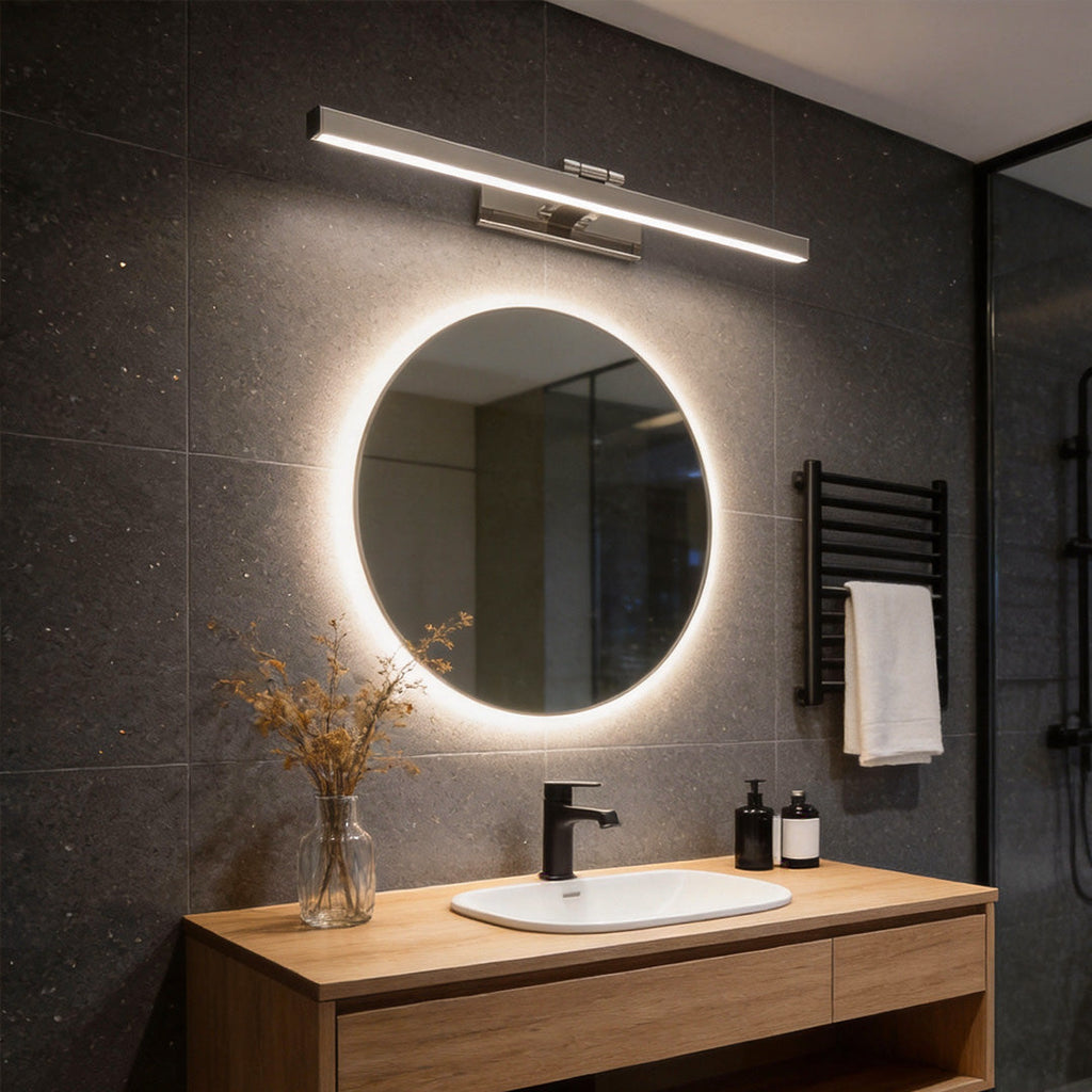 Adjustable LED Bathroom Vanity Light Bar, Modern Wall Sconce, Energy-Efficient Lighting, Dimmable LED Fixtures, Stylish Bathroom Lighting, Easy Install Light for Vanity, Bright Bathroom Illumination, Contemporary Home Decor, Versatile Light Bars for Home,