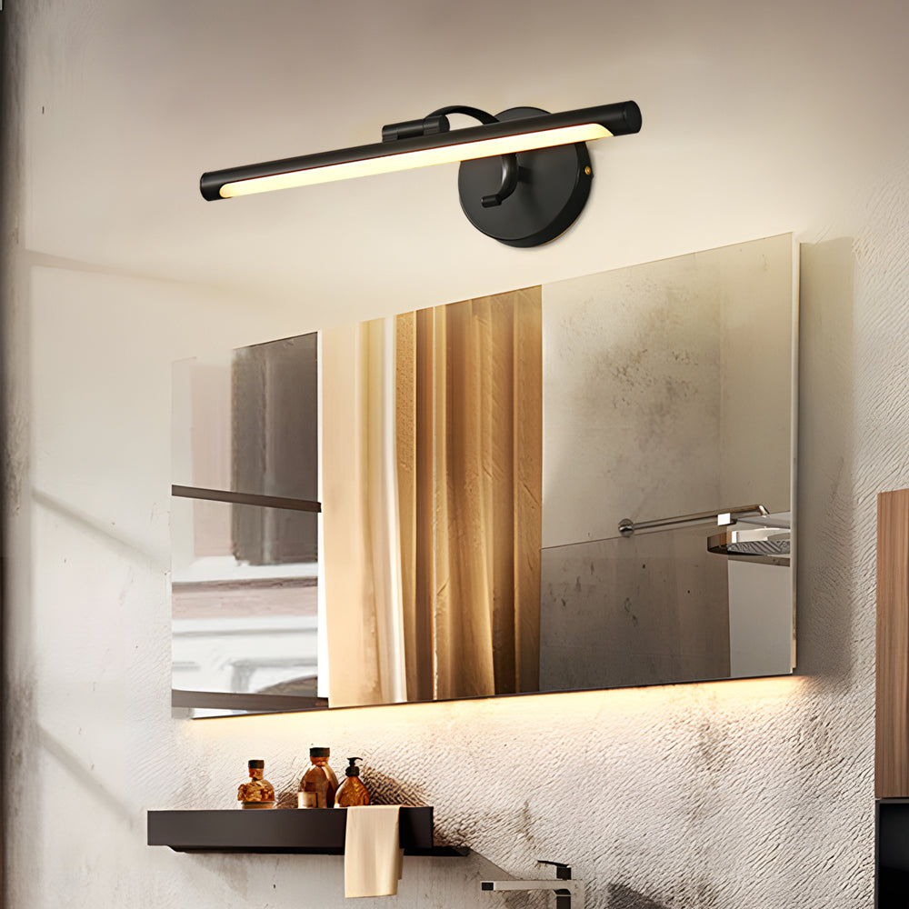 Modern Rotating Copper Bathroom Vanity Strip Lights | LED Mirror Lighting | Adjustable Brightness | Waterproof Vanity Light | Contemporary Home Decor | Stylish Bathroom Fixtures | Energy Efficient Lighting Solutions | Copper Finish Decorative Lights