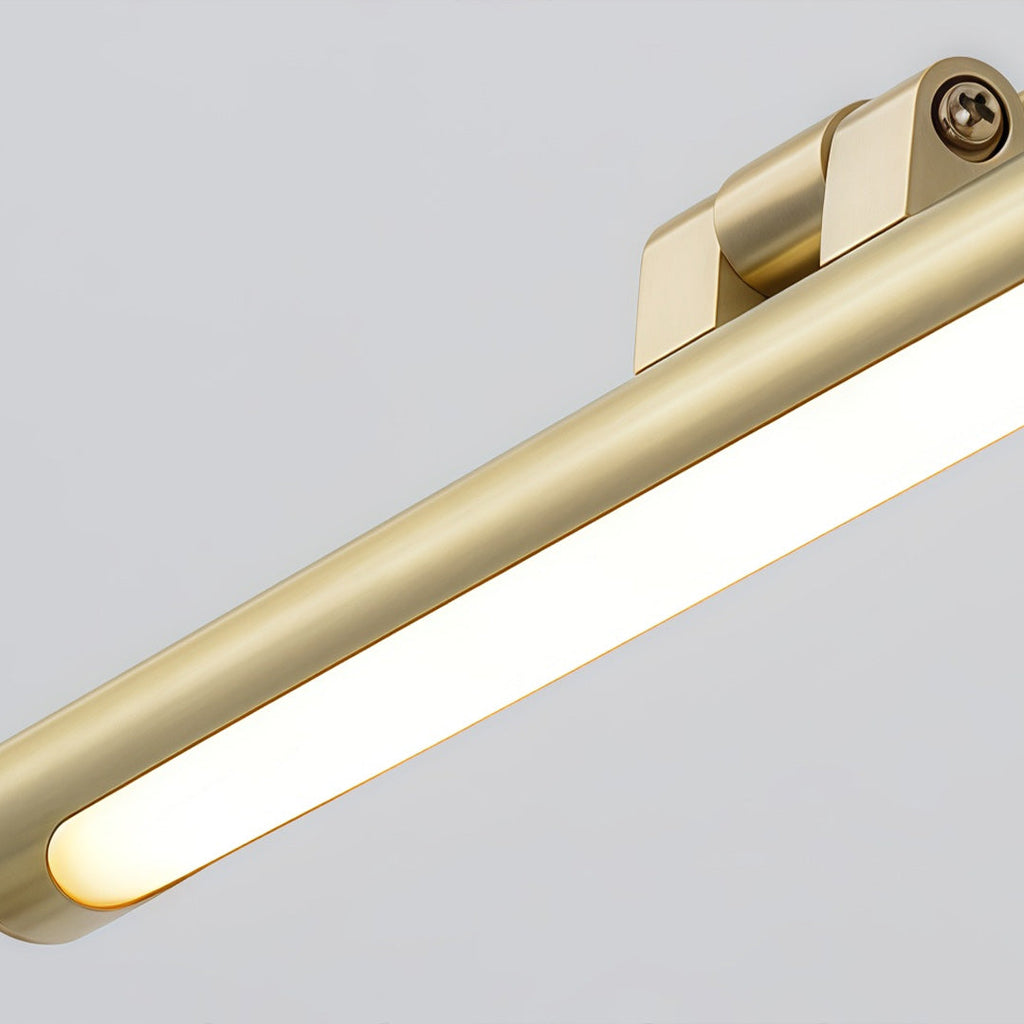 Modern Rotating Copper Bathroom Vanity Strip Lights | LED Mirror Lighting | Adjustable Brightness | Waterproof Vanity Light | Contemporary Home Decor | Stylish Bathroom Fixtures | Energy Efficient Lighting Solutions | Copper Finish Decorative Lights