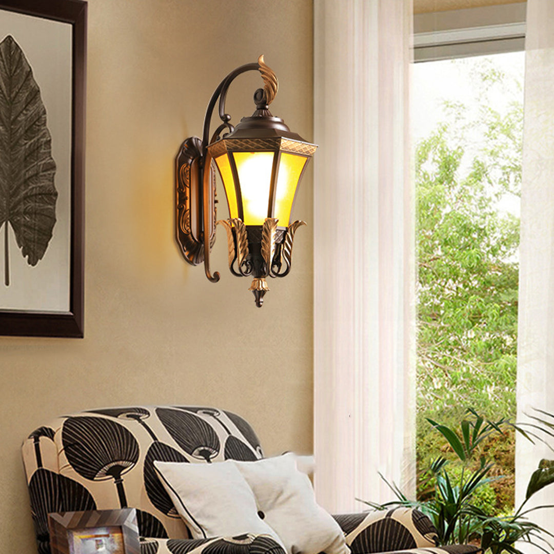 Copper Wall Sconce Outdoor Waterproof European-Style Lighting