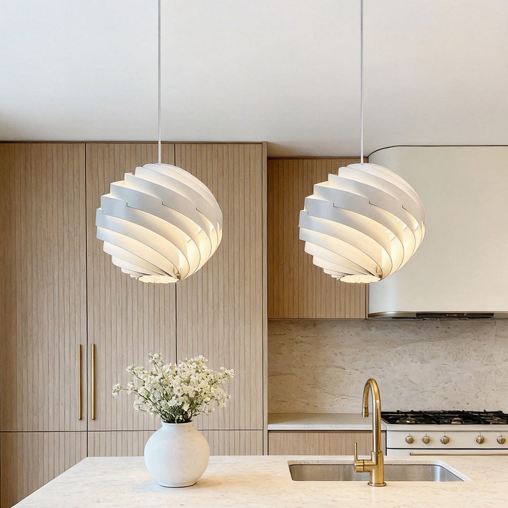 Swirl Pendant Light - Nordic Creative Turbine Ceiling Fixture