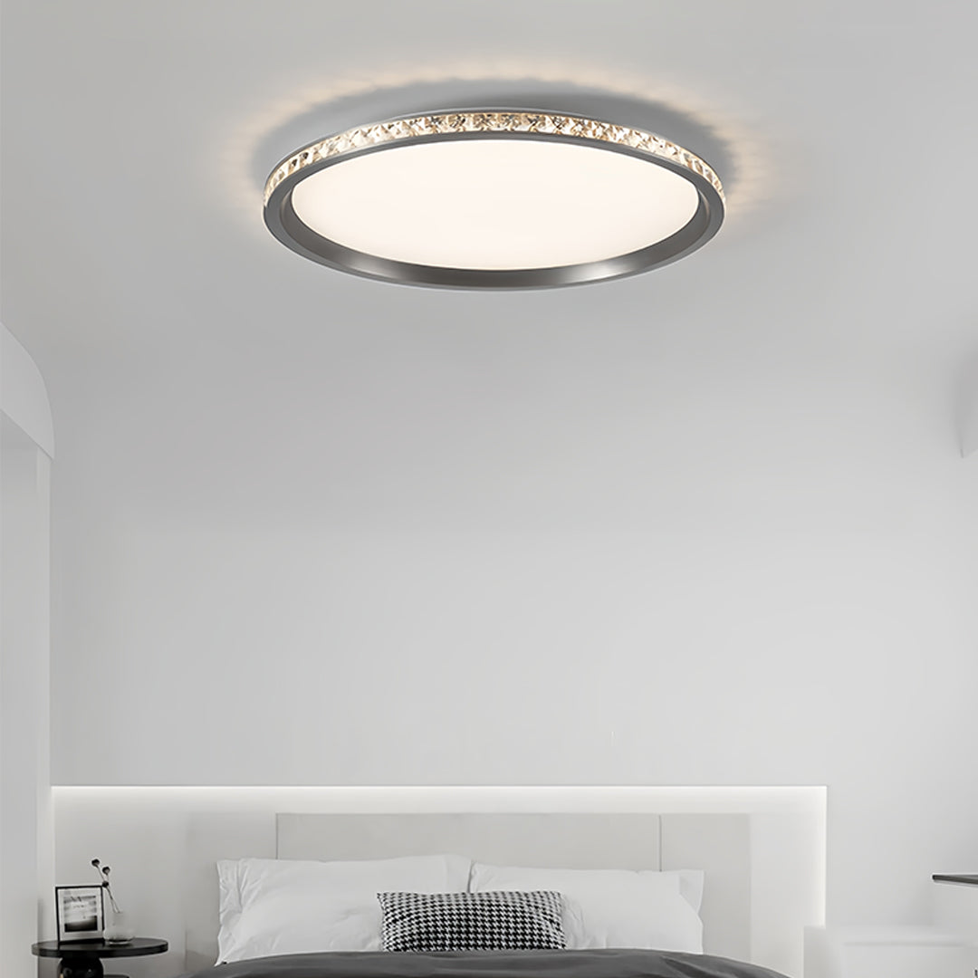 Round Flush Mount LED Ceiling Light - Ultra Thin Minimalist Design