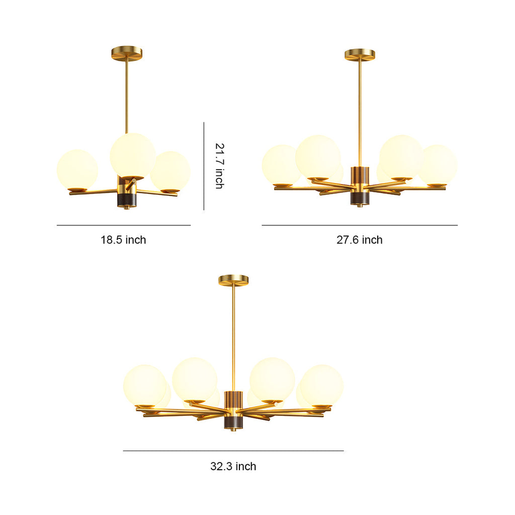 Modern Minimalist Chandelier - Creative Art Ceiling Light