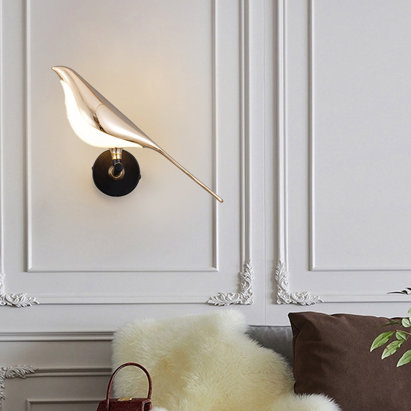 Bird Wall Light - Nordic Minimalist LED Lamp, Creative Home Decor, Unique Lighting Solution, Modern Wall Decor, Scandinavian Style Light Fixture