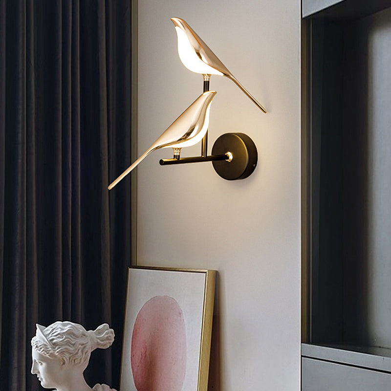 Bird Wall Light - Nordic Minimalist LED Lamp, Creative Home Decor, Unique Lighting Solution, Modern Wall Decor, Scandinavian Style Light Fixture