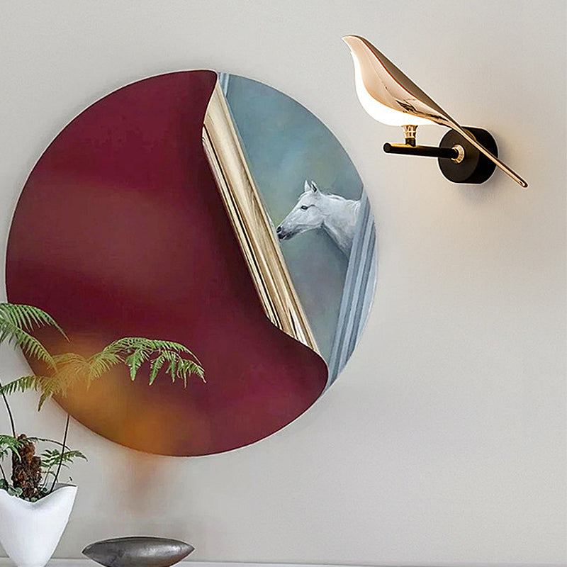 Bird Wall Light - Nordic Minimalist LED Lamp, Creative Home Decor, Unique Lighting Solution, Modern Wall Decor, Scandinavian Style Light Fixture