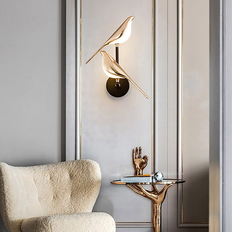 Bird Wall Light - Nordic Minimalist LED Lamp, Creative Home Decor, Unique Lighting Solution, Modern Wall Decor, Scandinavian Style Light Fixture