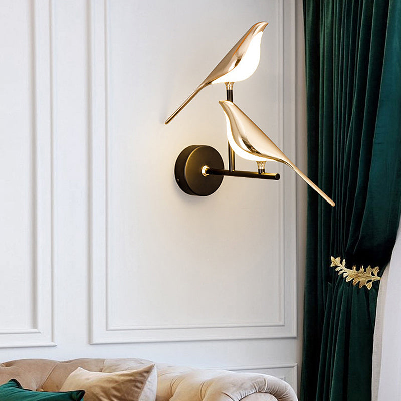 Bird Wall Light - Nordic Minimalist LED Lamp, Creative Home Decor, Unique Lighting Solution, Modern Wall Decor, Scandinavian Style Light Fixture