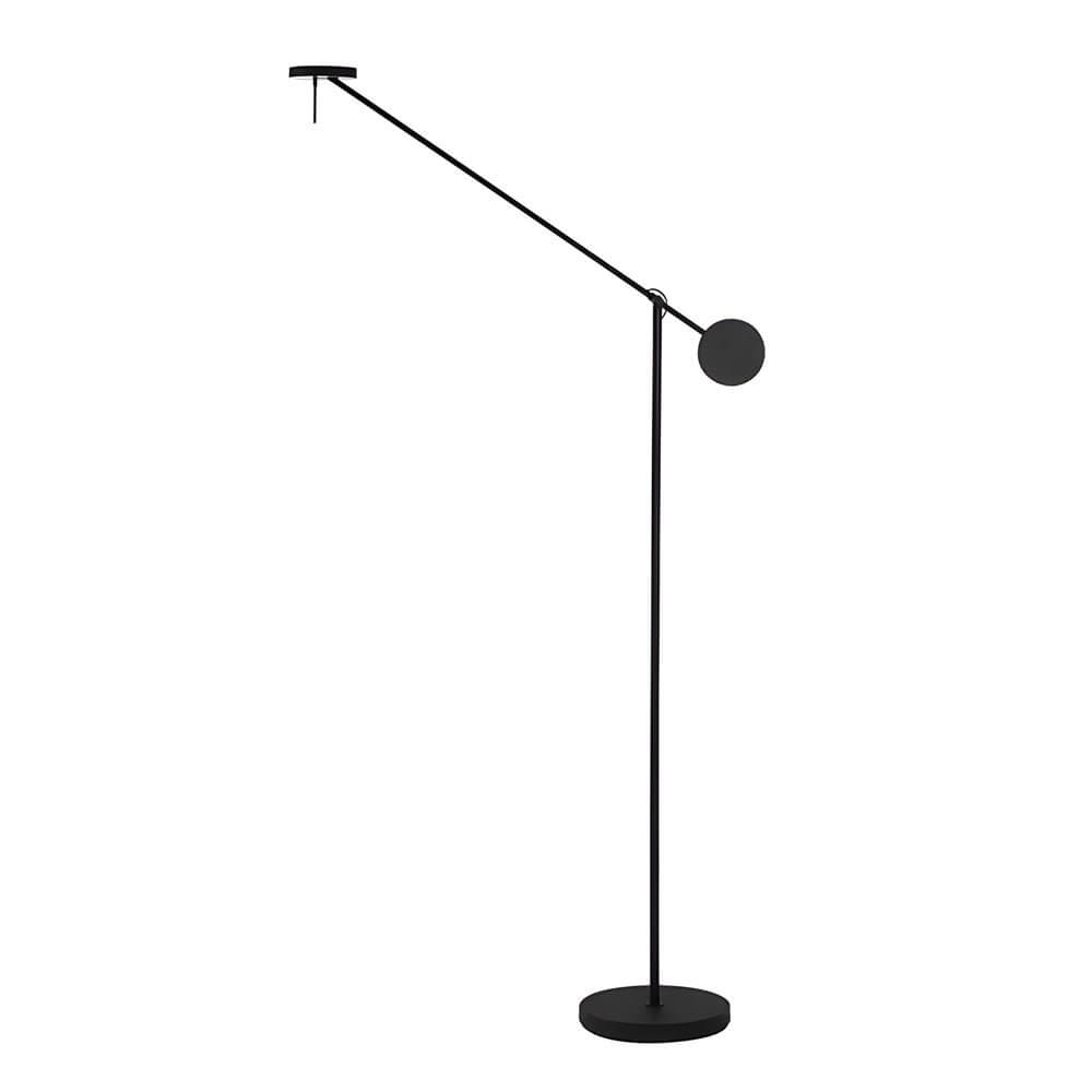Black Adjustable Arm Invisible LED Floor Lamp - Modern Lighting, Energy-Efficient Design, Sleek & Stylish, Home Decor, Adjustable Brightness