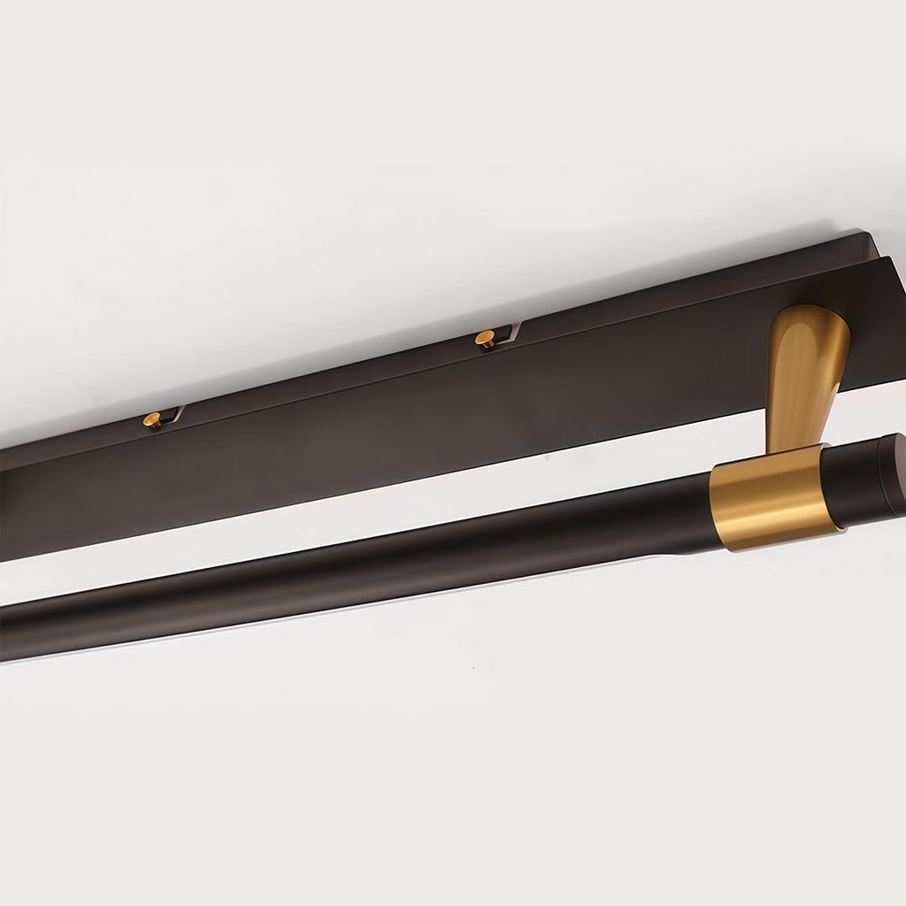 Black and Gold Vanity Light 120° Rotatable Bathroom Light Fixture, Stylish Wall Sconce for Modern Home Decor, Adjustable LED Light for Makeup Room, Elegant Lighting Design for Bathrooms and Dressing Areas