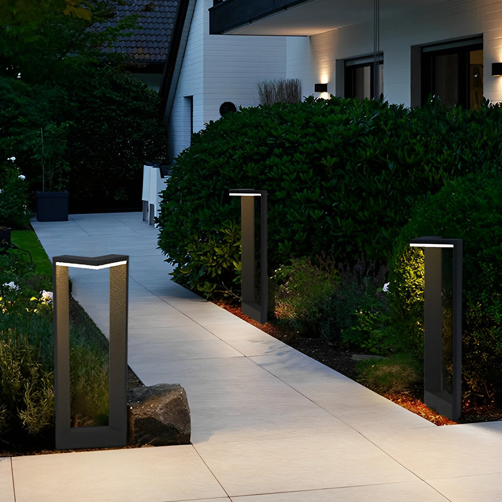 Sleek 12W LED Pathway Light Minimalist Outdoor Landscape Lamp