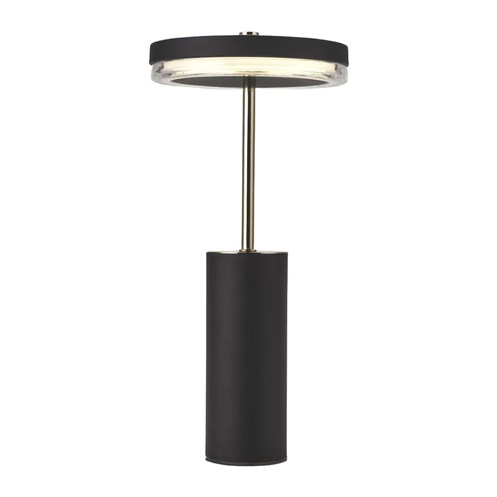 European Style Metal Cylinder Table Lamp - Decorative Lighting Accent