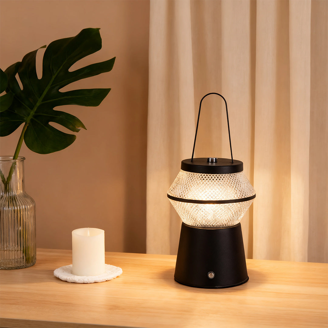 Stylish LED Solar Lantern UV Mosquito Lamp for Outdoor Use