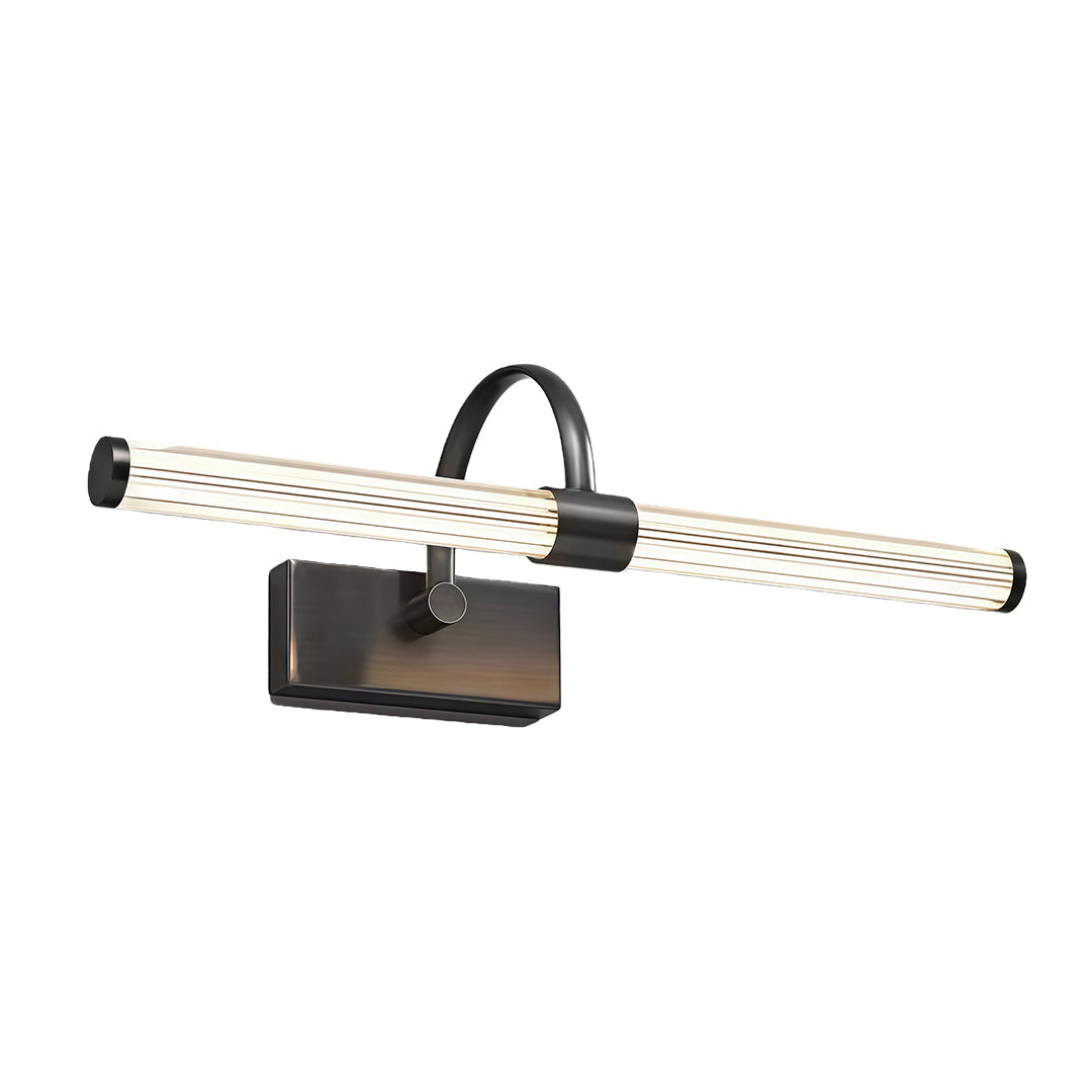 Nordic Bathroom Vanity Wall Light Full Copper Long Bar Light Modern Bathroom Lighting Fixture Stylish Bathroom Sconce Energy-Efficient LED Mirror Light Adjustable Brightness Waterproof Design for Home Decor Elegant Copper Finish Vanity Lighting Fixture