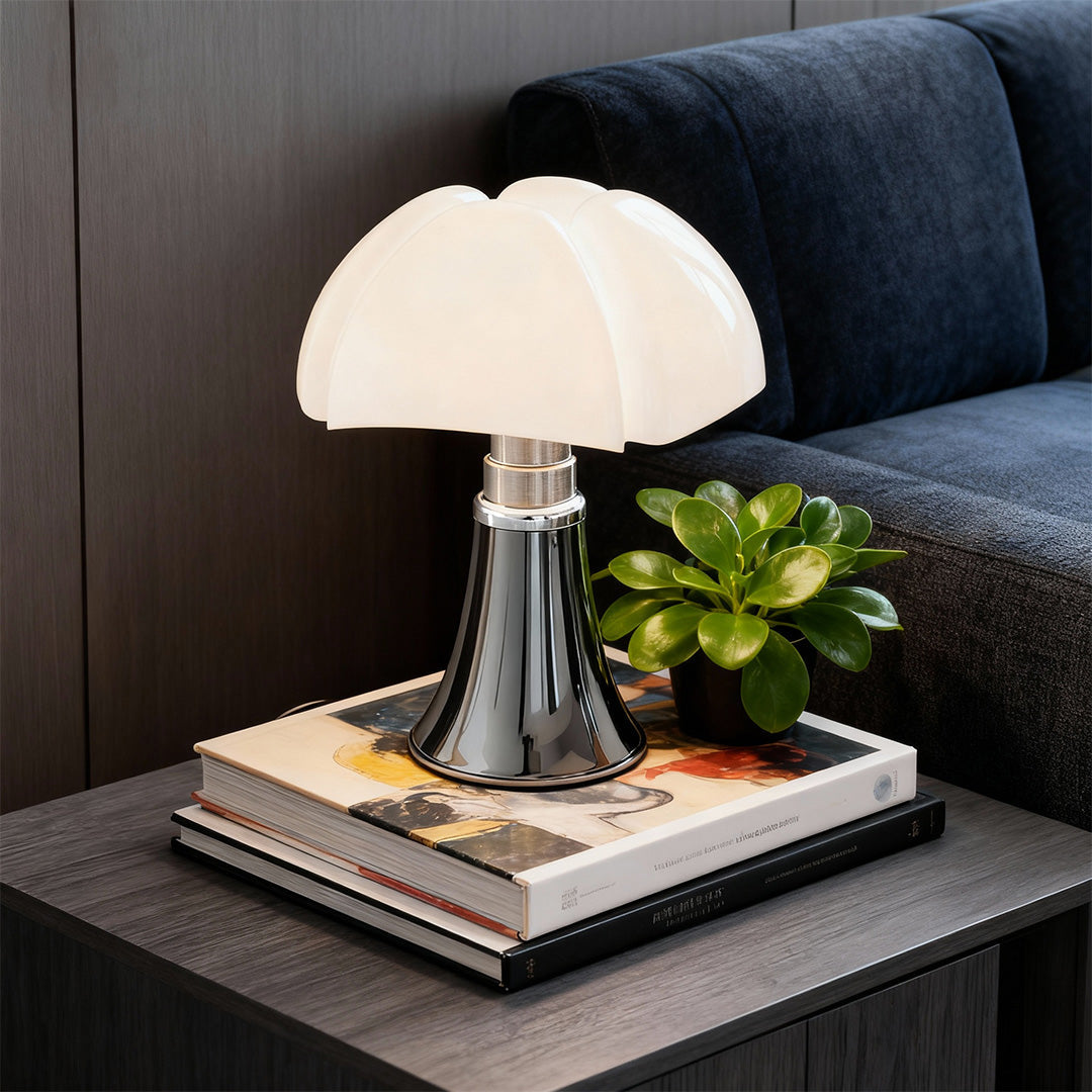 Bauhaus Style Iron Table Lamp - Italian Design Touch for Modern Interiors

This sleek Bauhaus-inspired table lamp showcases a fusion of functional design and Italian elegance. Crafted from durable iron, it features clean lines and a minimalist silhouette,