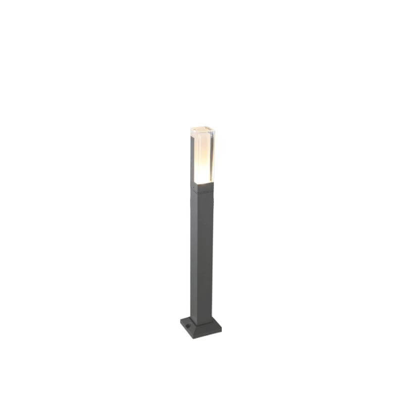 Black Bollard Lights Aluminum LED Waterproof Outdoor Lighting