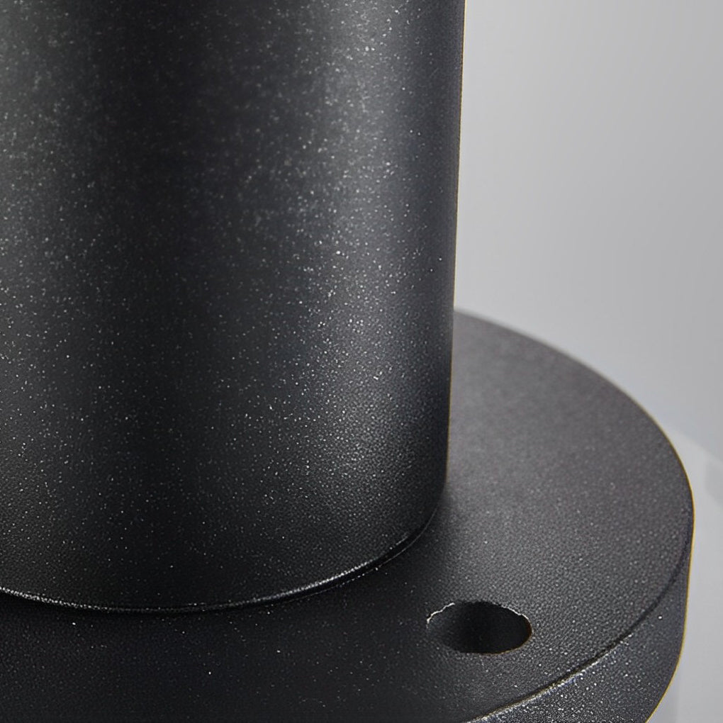 Black Brass Solar Path Lights - Round Top Disc & Bubble Design