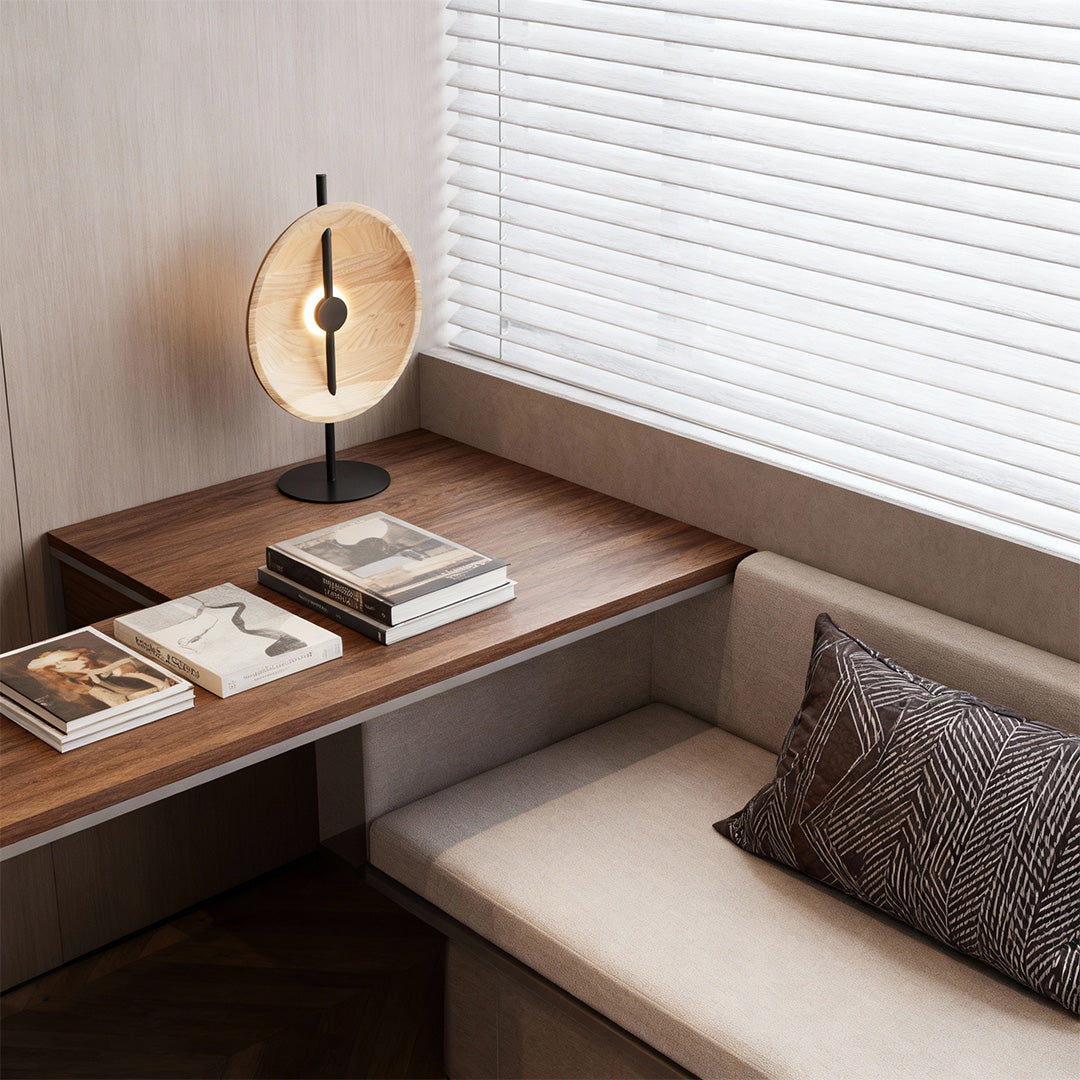 Wood Modern Table Lamp - Minimalist Artistic Design for Home Decor 

Illuminate your space with our Wood Modern Table Lamp, featuring a stylish minimalist design that blends seamlessly into any home decor. This artistic lamp showcases natural wood element