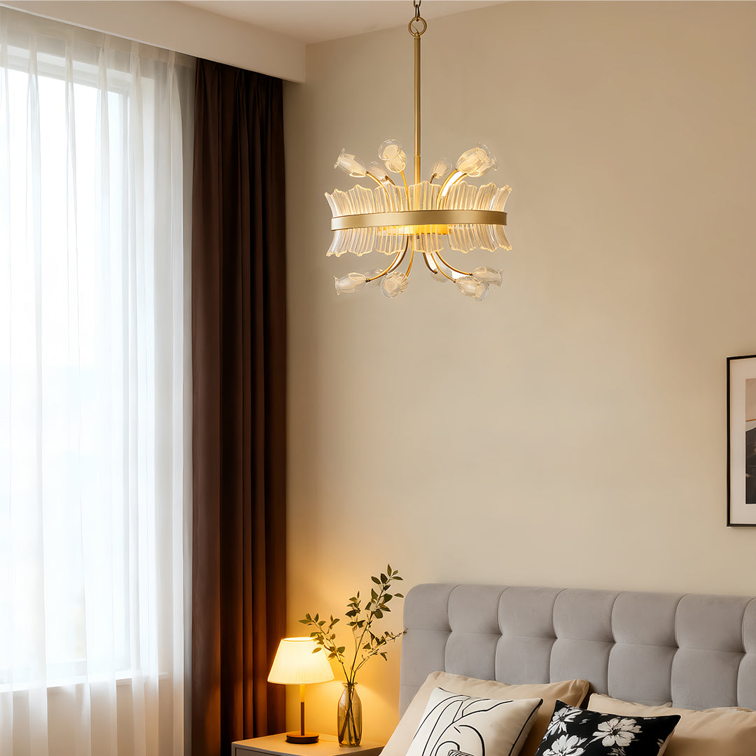 Blossom Chandelier Adjustable Nordic Ceiling Light - Elegant Luxurious Design