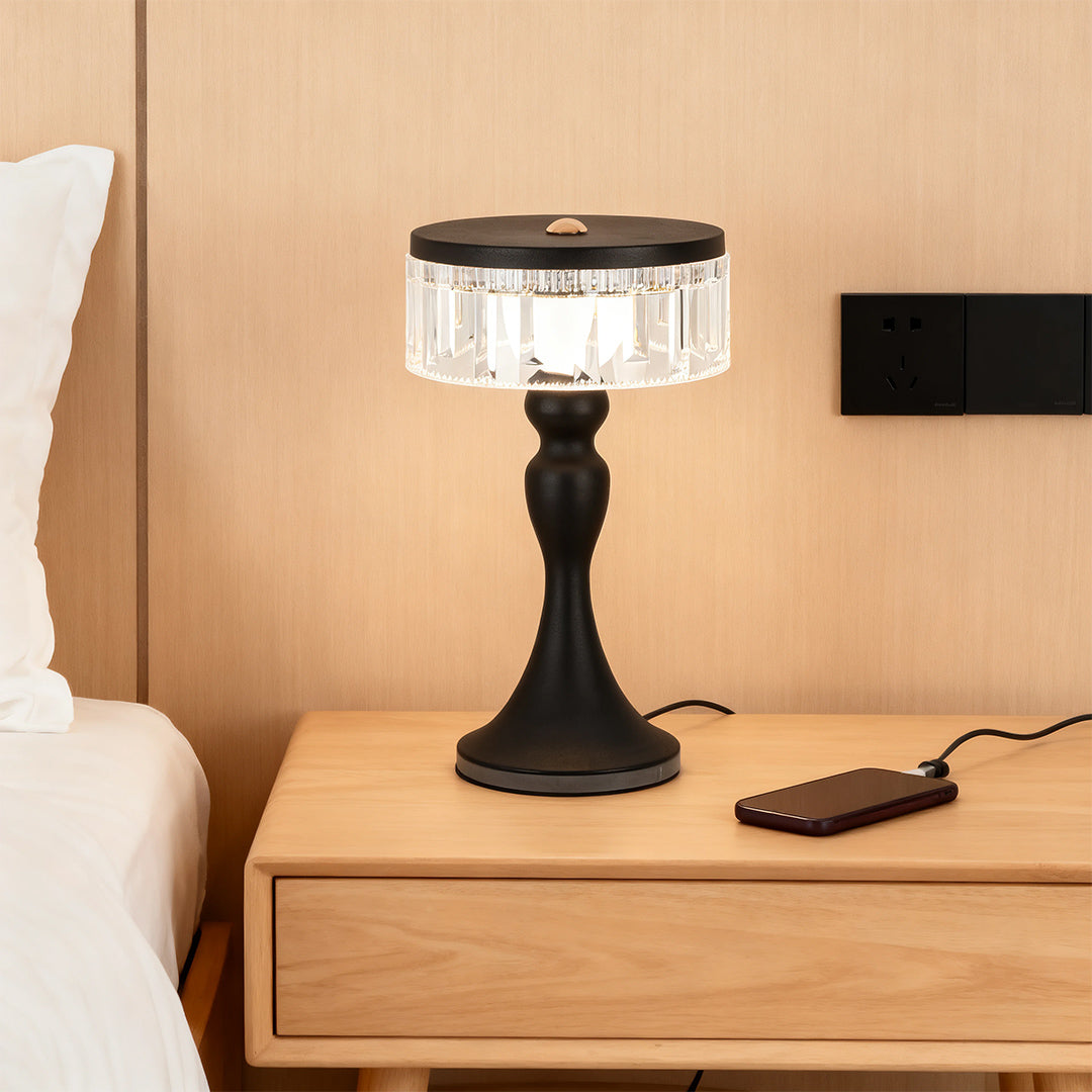 Forged Iron Nordic Minimalist Table Lamp – Acrylic Decorative Light for Modern Homes