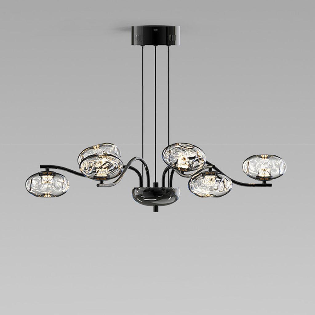 Modern Full Spectrum LED Chandelier - Magic Bean Glass Light