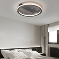 Black Glass LED Flush Mount Ceiling Light Fixture