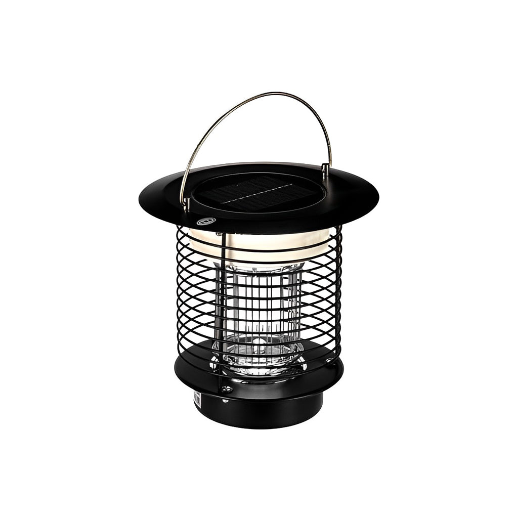 Solar Bug Zapper Garden Lamp - Purple Light Mosquito Killer