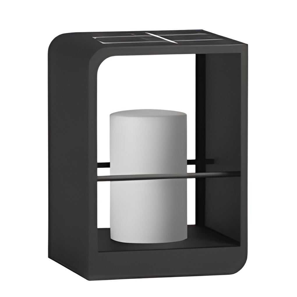 Black Lantern Outdoor Waterproof Rectangular Frame Light